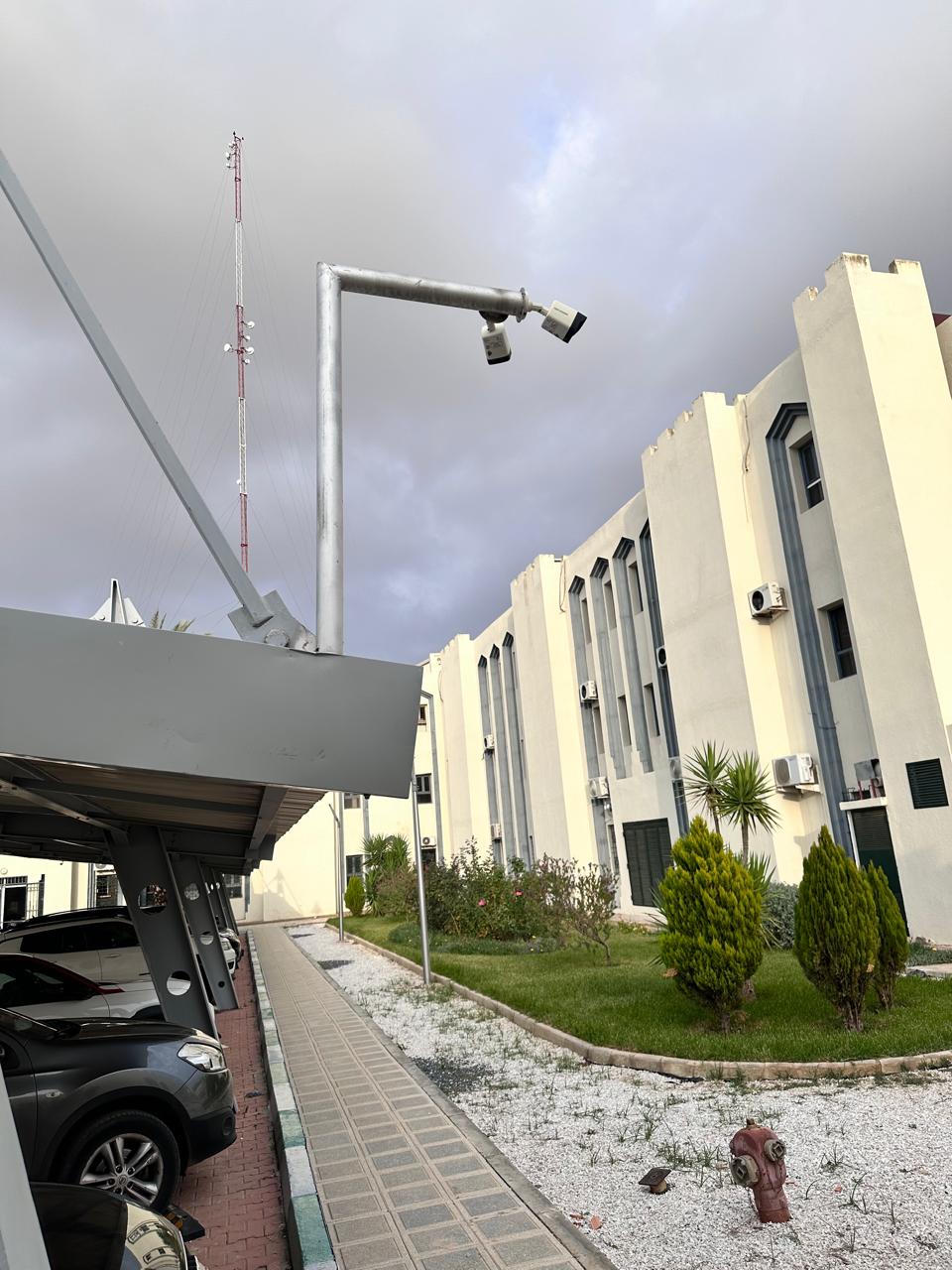 Installation des caméras 